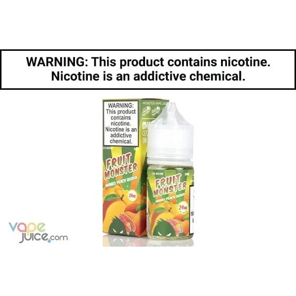 MANGO PEACH GUAVA BY FRUIT MONSTER SALT NIC 30ML