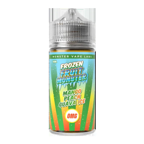 Mango Peach Guava Ice Frozen Fruit Monster eJuice Zero Nicotine 100ml