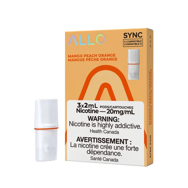 Mango Peach Orange ALLO Sync Pods | 3 Pack - VapeLoft