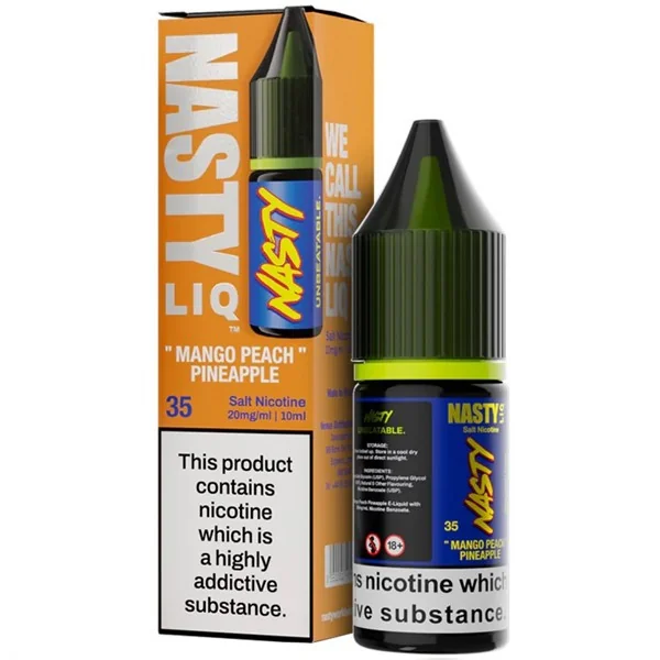 Mango Peach Pineapple Nic Salt E Liquid 10ml By Nasty Liq