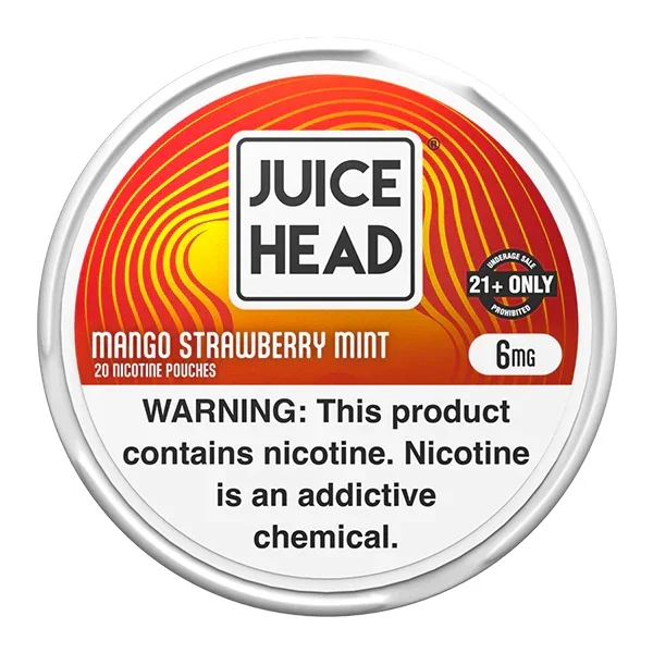 Mango Strawberry Mint Juice Head Pouches - Vaperushusa Online Vape Store