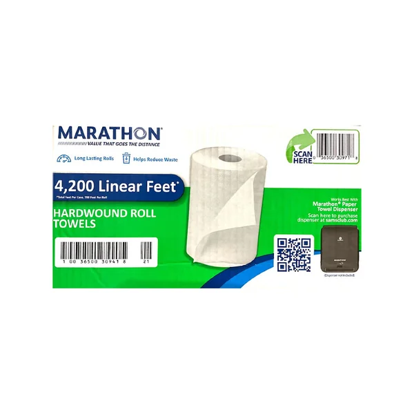 MARATHON HARDWOUND TOWEL 6ROLL