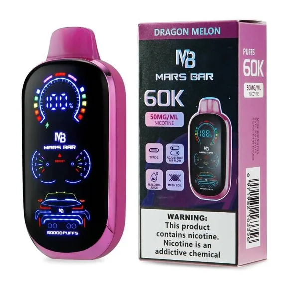 Mars Bar 60K Disposable Vape (25ml, 5%) - Image 4