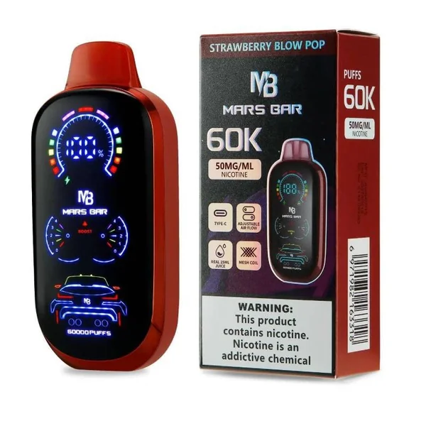 Mars Bar 60K Disposable Vape (25ml, 5%) - Image 7