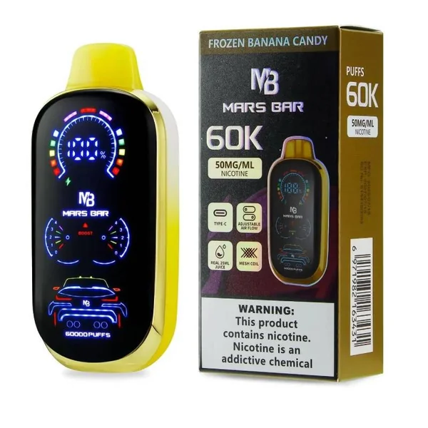 Mars Bar 60K Disposable Vape (25ml, 5%) - Image 10