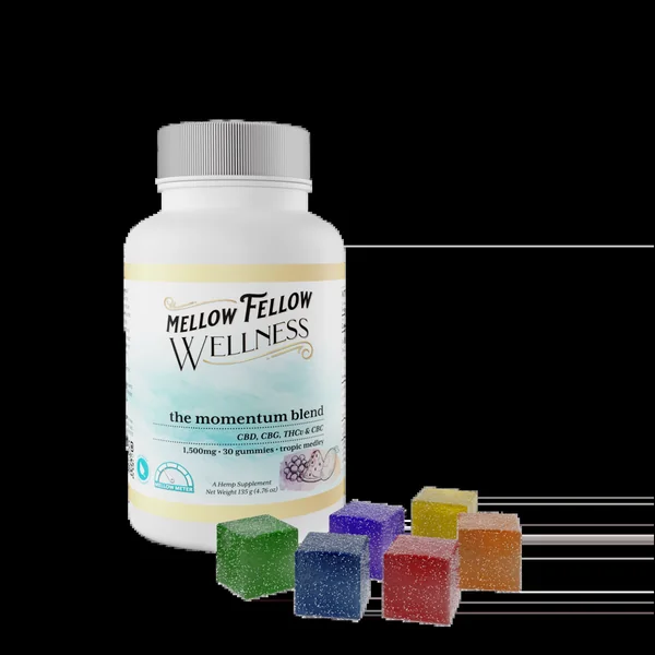Mellow Fellow Wellness Gummies CBD 30ct (6/Pack) [DROPSHIP]