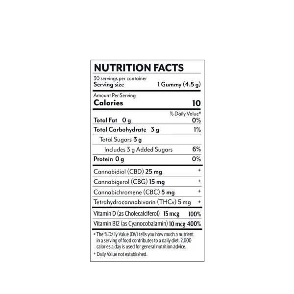 Mellow Fellow Wellness Gummies – Energy Blend 1500mg Tropic Medley - Image 3