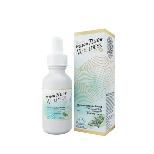 Mellow Fellow Wellness Tincture Momentum Blend Mint – 1500mg