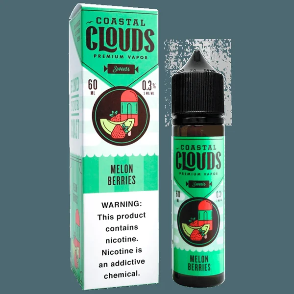 Melon Berries by Coastal Clouds E-Liquid (60ml)(ON SALE)