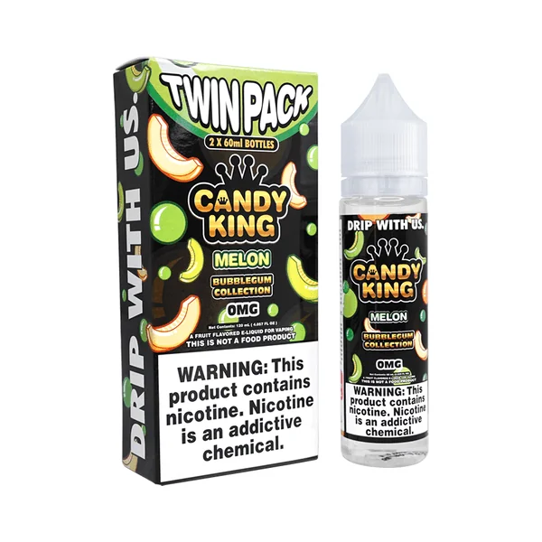 Melon Bubblegum by Candy King E-liquid (60ml)(ON SALE)