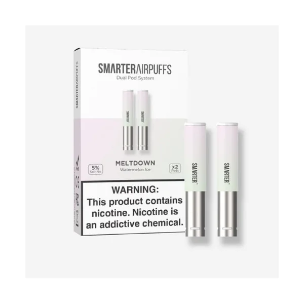 Meltdown - Smarter AirPuffs Flavored Nicotine Pods – Watermelon Ice - 2-Pack