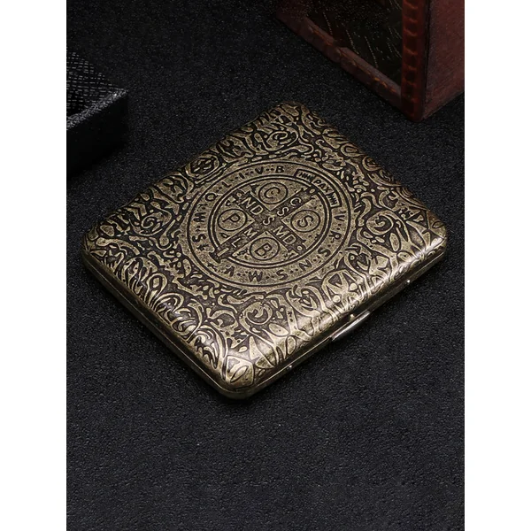Men's Cigarette Joint Metal Holder Case (Holds 20 pieces)