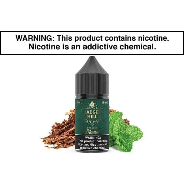 MENTHOL BY BADGER HILL RESERVE SALTS 30ML