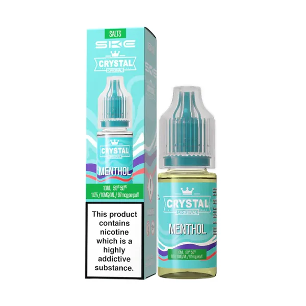 Menthol Nic Salt E-Liquid - Crystal Original - Image 3