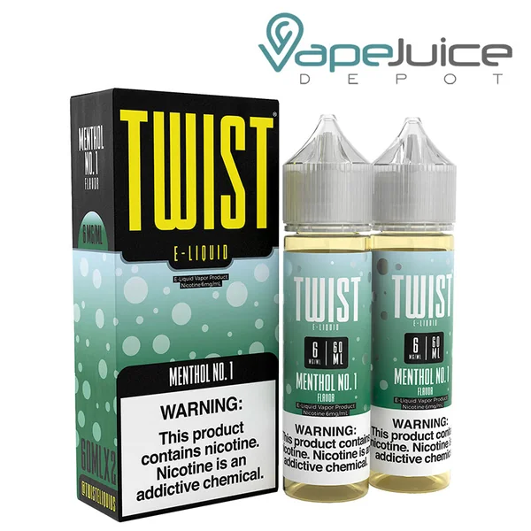 Menthol No 1 Twist E-Liquid 120ml - Image 2