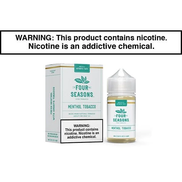 MENTHOL TOBACCO BY FOUR SEASONS 30ML/60ML