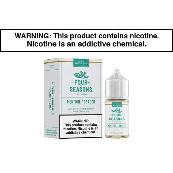 MENTHOL TOBACCO BY FOUR SEASONS 30ML/60ML - Image 2