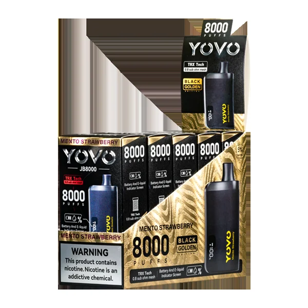 Mento Strawberry YOVO JB8000 Black Golden Edition