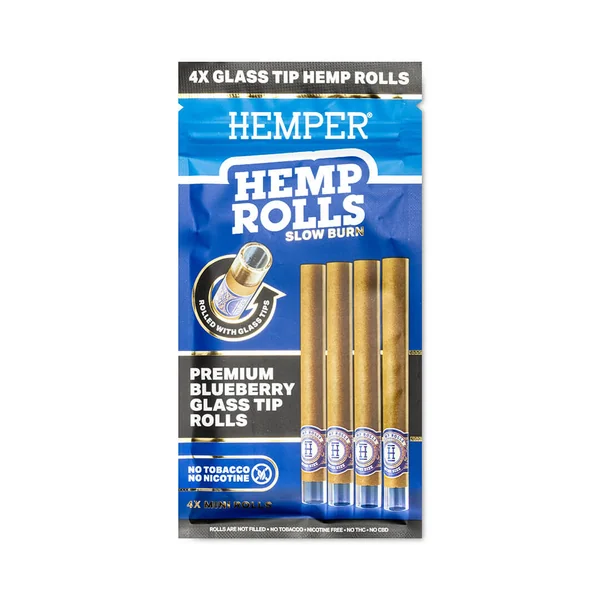 Mini Size Glass Tipped Hemp Rolls - Image 8