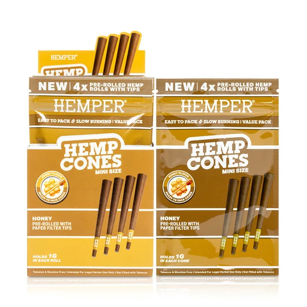 Mini Size Paper Tipped Hemp Cones - Image 11