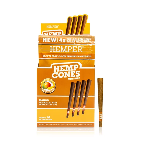 Mini Size Paper Tipped Hemp Cones - Image 12