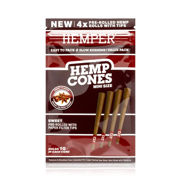 Mini Size Paper Tipped Hemp Cones - Image 14