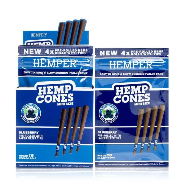 Mini Size Paper Tipped Hemp Cones - Image 16