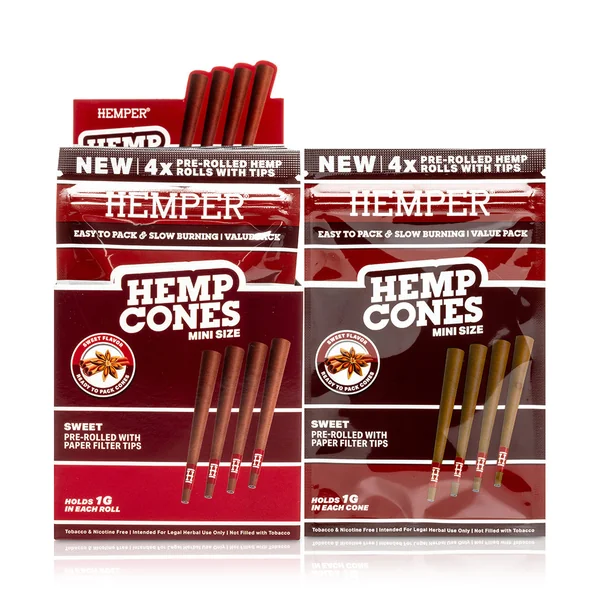 Mini Size Paper Tipped Hemp Cones - Image 17