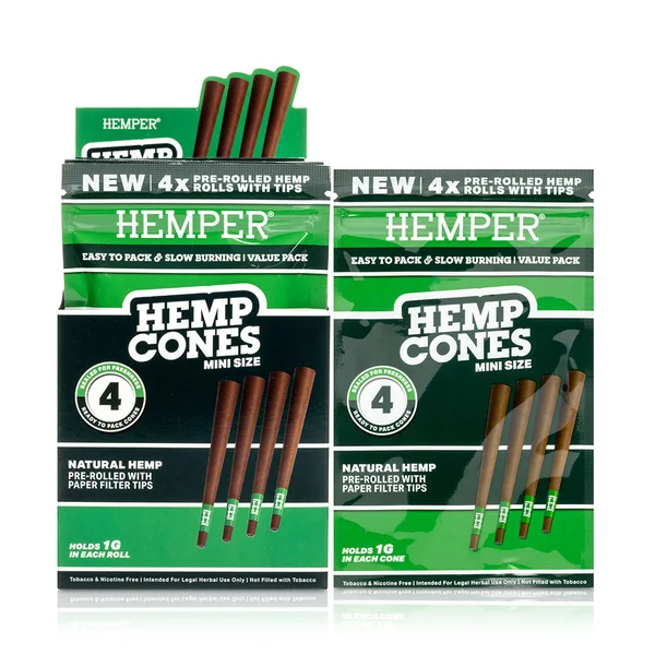 Mini Size Paper Tipped Hemp Cones - Image 7