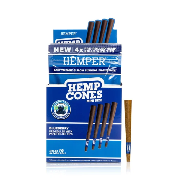 Mini Size Paper Tipped Hemp Cones - Image 9