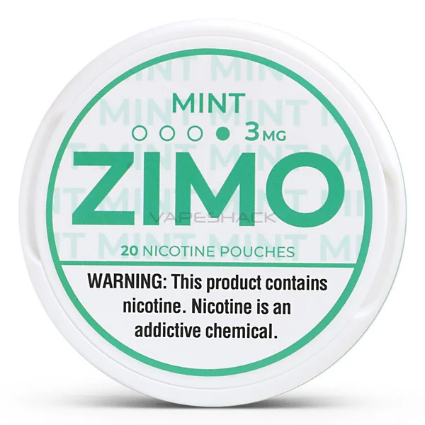 Mint - Zimo Nicotine Pouches - 20CT