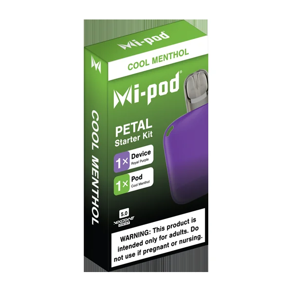 Mi-Pod NX Petal Starter Kit - Cool Menthol