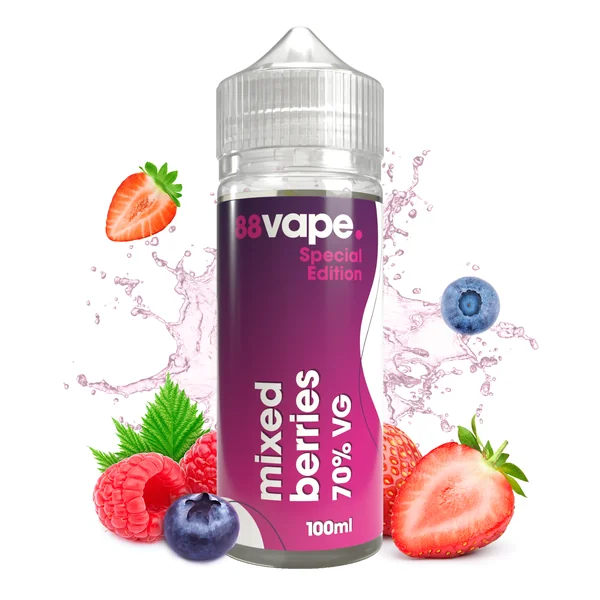 Mixed Berries 100ml Short Fill - Image 3