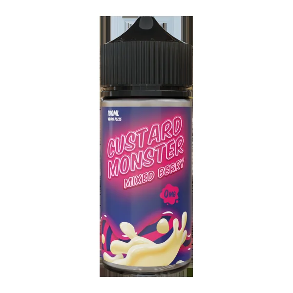 Mixed Berry Custard Monster eJuice Zero Nicotine 100ml