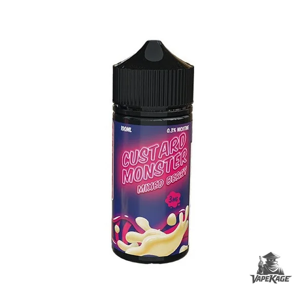 Mixed Berry Custard Monster Vape Labs 100mL Freebase