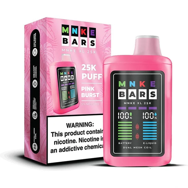 MNKE Bars XL 25K Disposable Vape (5%, 18ml) - Image 2