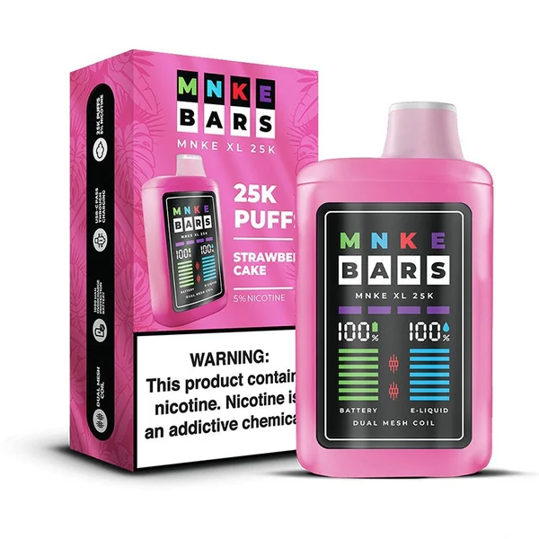 MNKE Bars XL 25K Disposable Vape (5%, 18ml) - Image 3