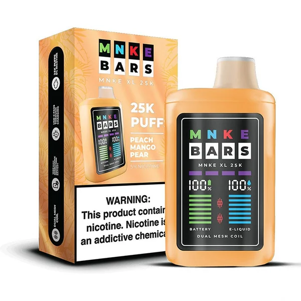 MNKE Bars XL 25K Disposable Vape (5%, 18ml) - Image 6