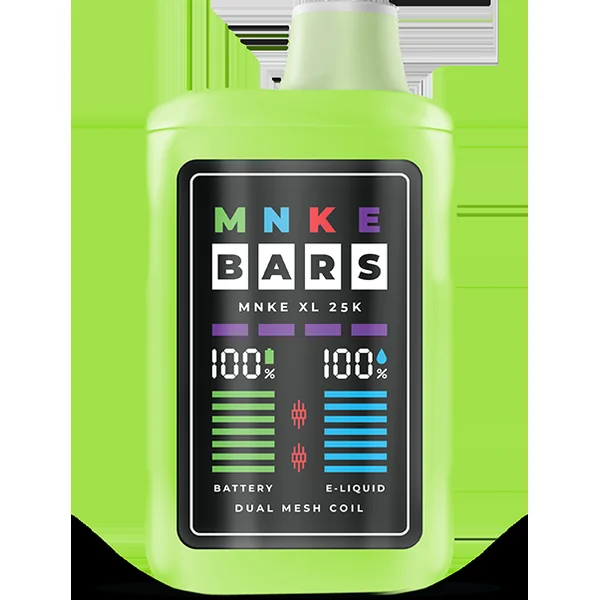 MNKE Bars XL 25K Vape Disposable | Bright LED Display - Image 2