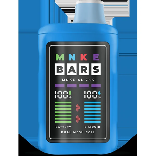 MNKE Bars XL 25K Vape Disposable | Bright LED Display - Image 4