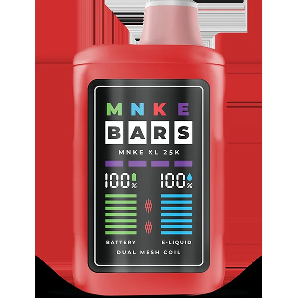 MNKE Bars XL 25K Vape Disposable | Bright LED Display - Image 6