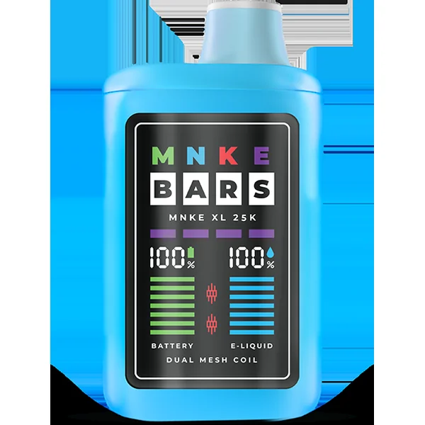 MNKE Bars XL 25K Vape Disposable | Bright LED Display - Image 7