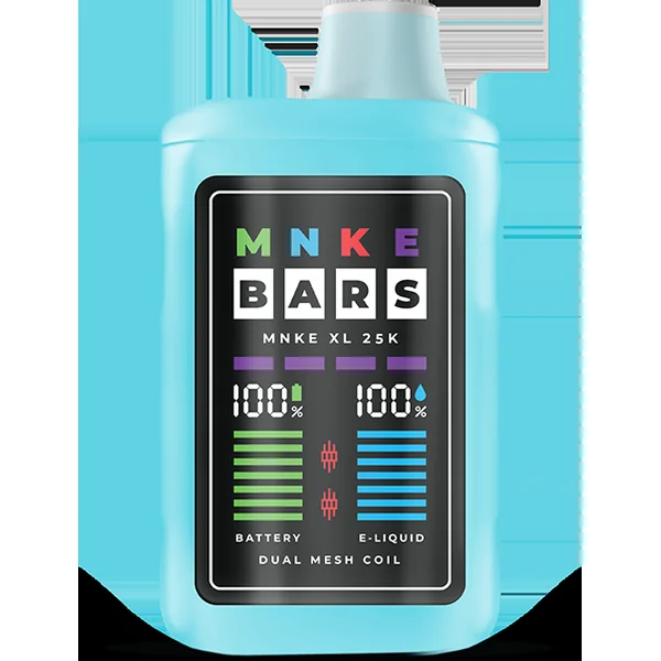 MNKE Bars XL 25K Vape Disposable | Bright LED Display - Image 8