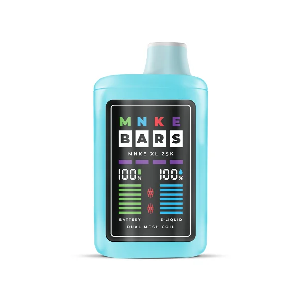 MNKE Bars XL ZERO 25000 Puffs Disposable Vape 18mL - Image 3