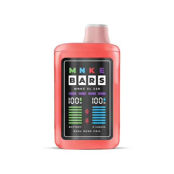 MNKE Bars XL ZERO 25000 Puffs Disposable Vape 18mL - Image 4