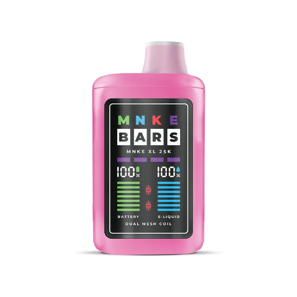 MNKE Bars XL ZERO 25000 Puffs Disposable Vape 18mL - Image 5