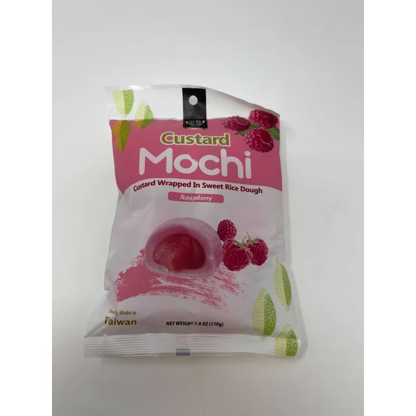 Mochi Custard Wrapped in Sweet Rice Dough Raspberry 110g