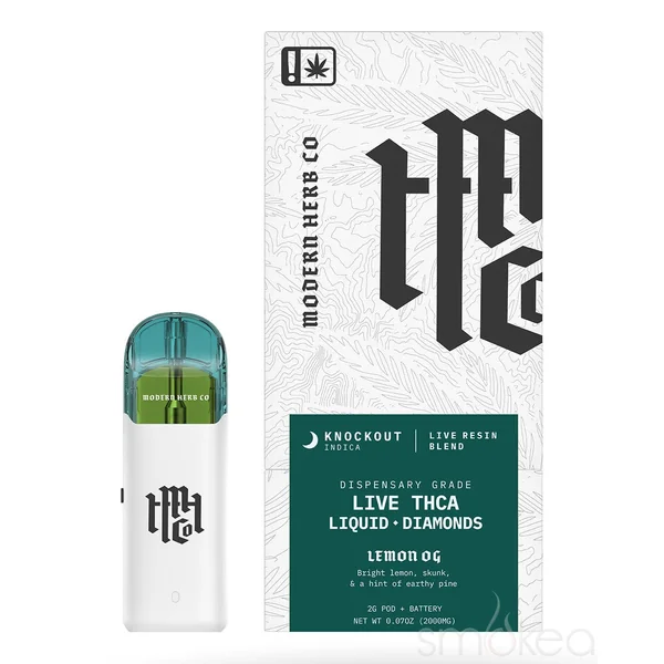 Modern Herb Co THCA Liquid Diamonds Pod Kit - Lemon OG