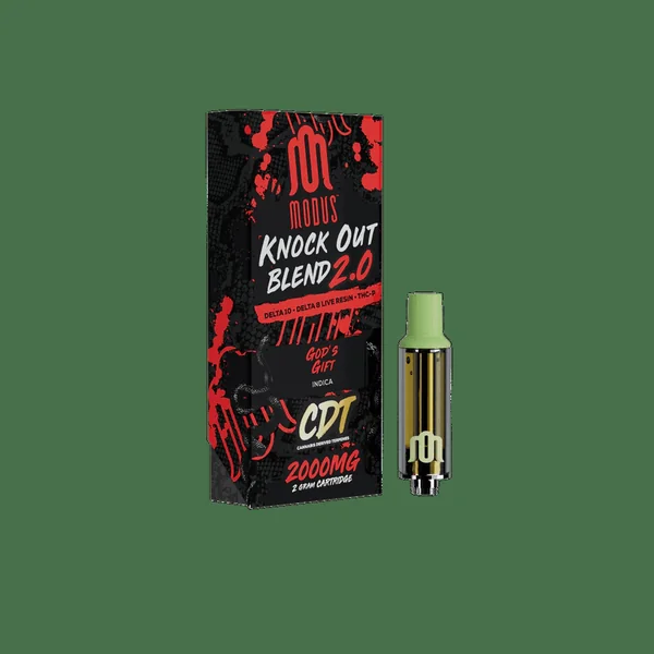 Modus Knockout Blend CDT 2.0 D10 Live Resin Cartridge 2g (5/Pack) - Image 2