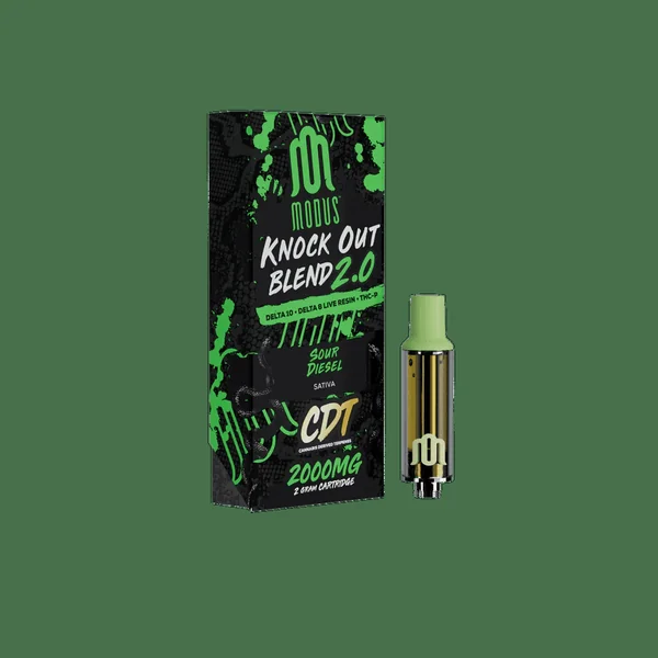 Modus Knockout Blend CDT 2.0 D10 Live Resin Cartridge 2g (5/Pack) - Image 5